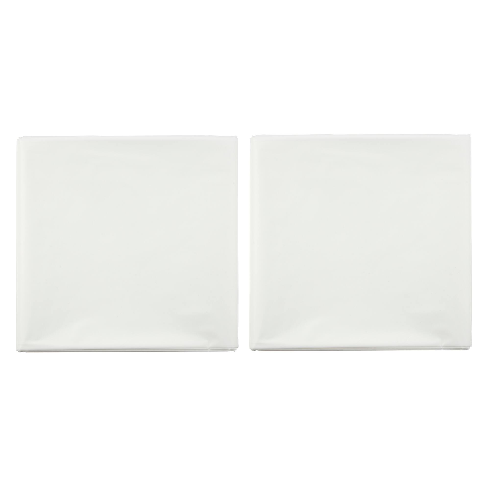 4.5ft. x 9ft. White Plastic Drop Cloths, 2ct. by Craft Smart™